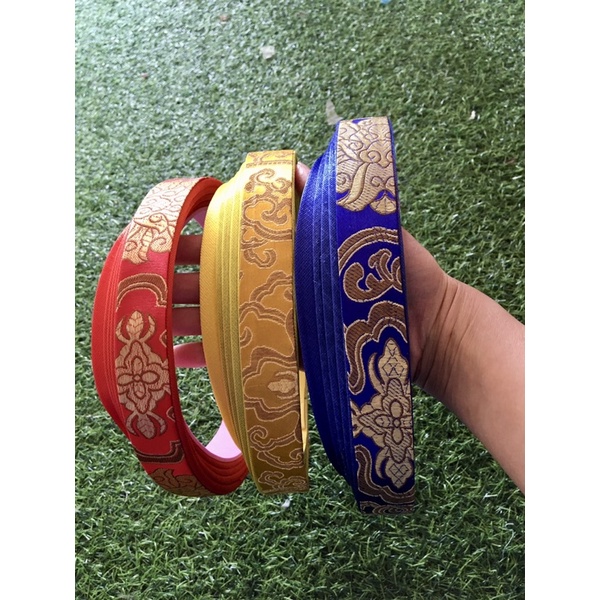 Áo dài gấm tết cách tân cho bé trai