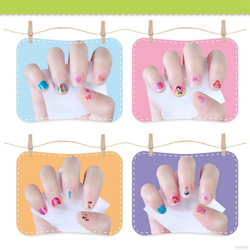Miếng dán 3D trang trí móng tay dễ thương dành cho bé gái