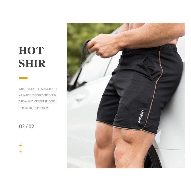 Quần short thể thao nam  thoải mái thoáng khí chạy bộ mát mẻ vải  tập thể dục nhanh khô quần bóng rổ    cỡ lớn  ngoài trời   huấn luyện  hút mồ hôi