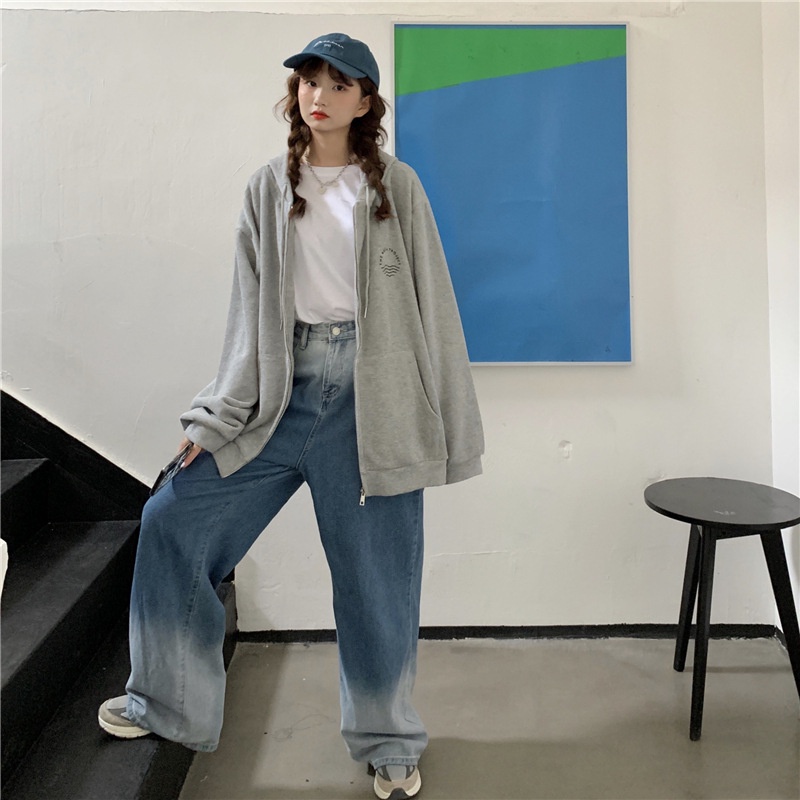 Áo Hoodie Dáng Rộng Thời Trang Cá Tính Cho Nữ