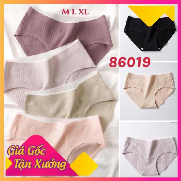 Quần Lót Cotton Gân Tăm Không Đường May Kháng Khuẩn CT 06