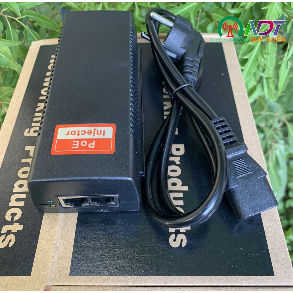 ✅  Nguồn POE  AT Cấp nguồn cho wifi - camera  Auto 48V - -> 56V CẤP NGUỒN CHO WIFI ARUBA - AEROHIVE - UNIFI
