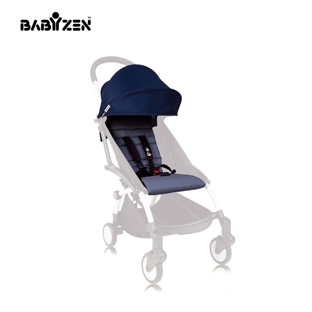 Bộ màn chụp và đệm xe đẩy YOYO 6+ Air France Babyzen