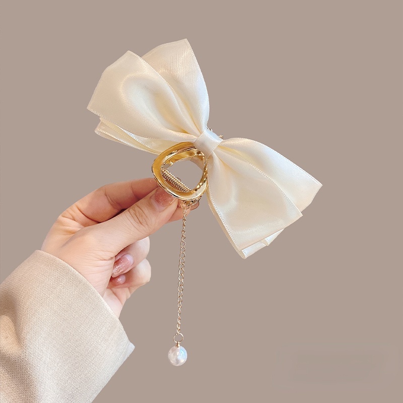 Kẹp Tóc Hình Nơ Phối Tua Rua Thời Trang 2022