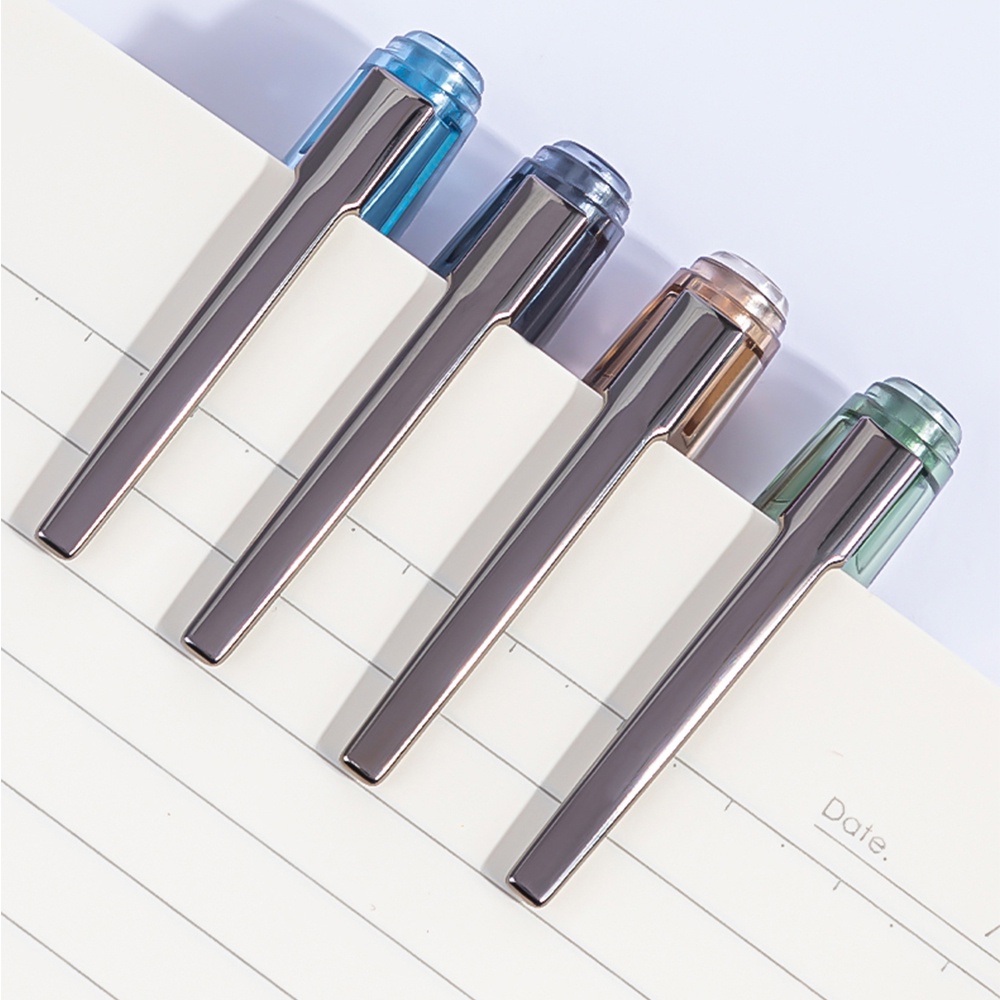 Set 4 Bút Bi Ngòi 0.5mm Mực Đen Chất Lượng Cao