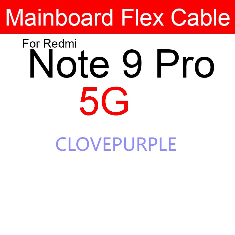 Dây Cáp Bo Mạch Chủ Cho Xiaomi Redmi Note 8 Pro 8t Note 9s Note 9 Pro 4g 5g