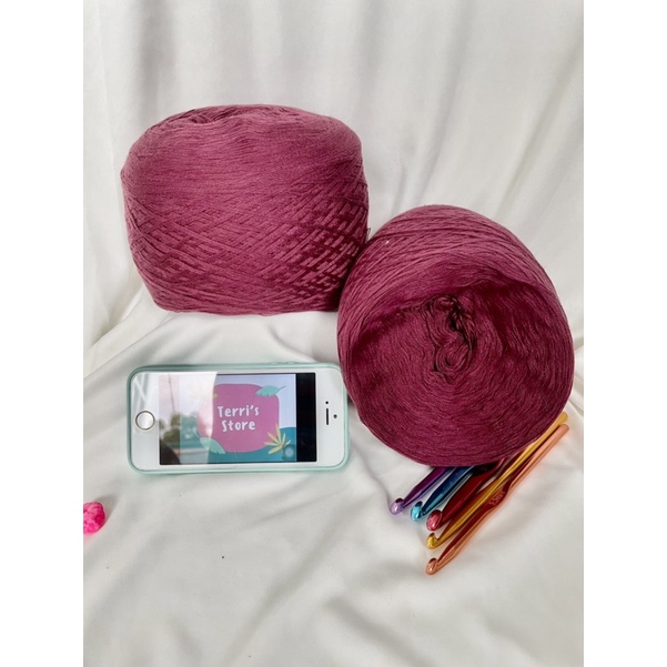 Sợi Visco 100% - Sợi chập 4_Cỡ sợi 0.6mm - 0.8mm