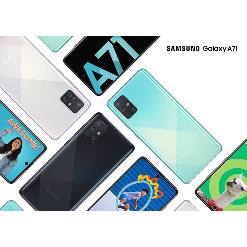 Điện thoại Samsung Galaxy A71 - Kích hoạt bảo hành điện tử 12 tháng chính hãng SSVN.