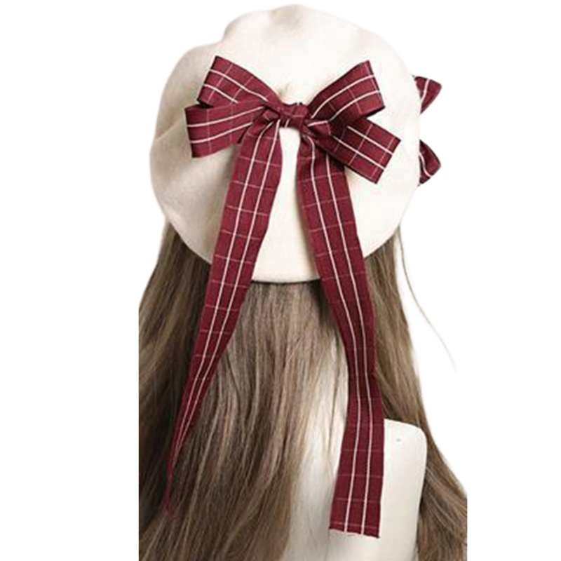 Mũ beret đính nơ phong cách Lolita Nhật Bản độc đáo dễ thương cho nữ