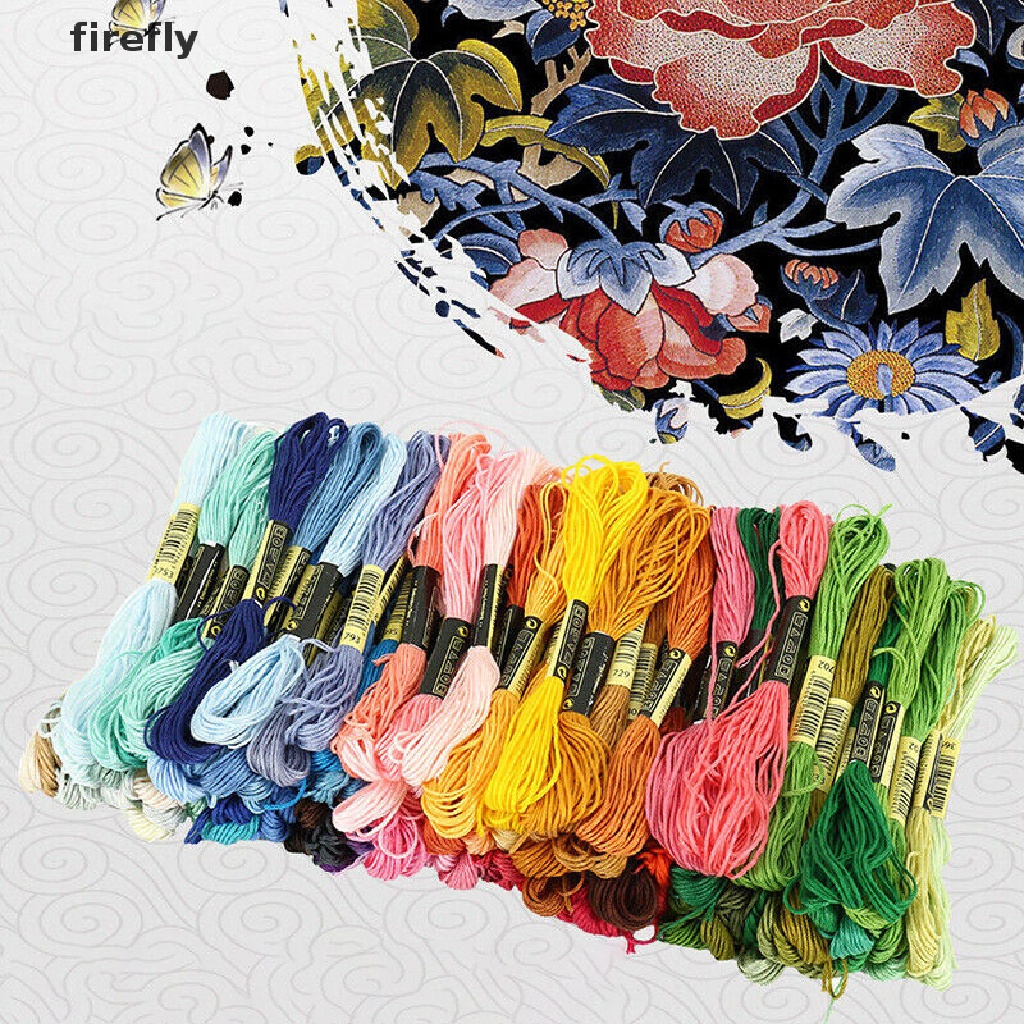 Cuộn Chỉ cotton 8m Dùng Thêu Tranh Chữ Thập