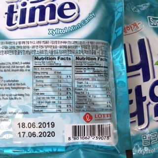 Kẹo Bac Hà Anytime 60g
