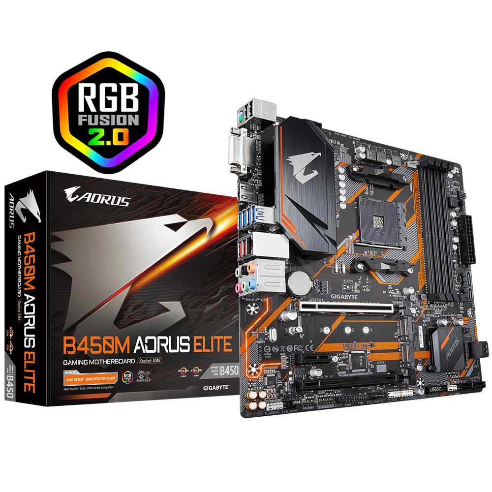 Mainboard Gigabyte B450M AORUS-ELITE