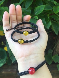 Combo 2 vòng tết đá phong thuỷ ( vòng đôi)
