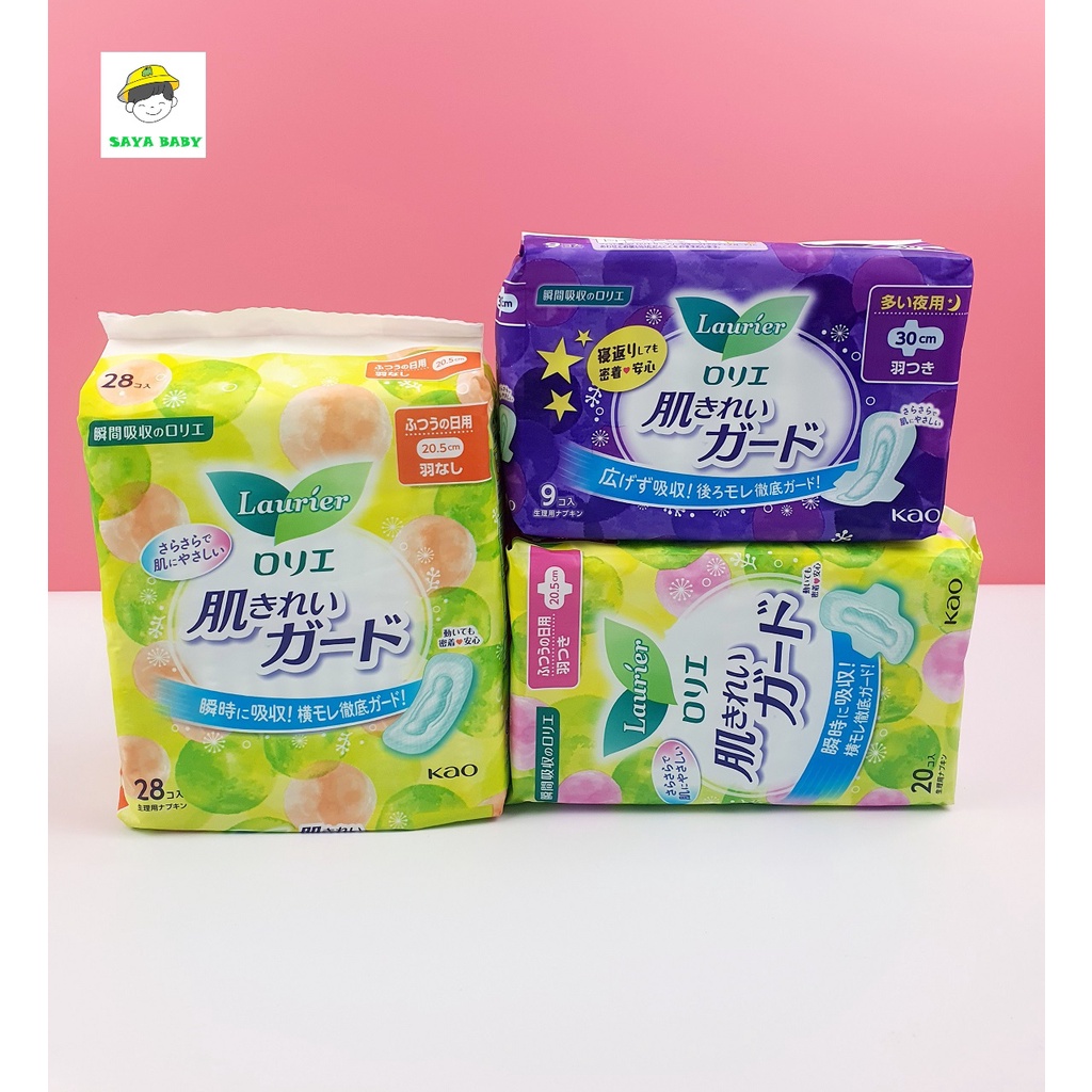 Băng vệ sinh Laurier, bvs nội địa Nhật Bản ban ngày ban đêm chống tràn siêu thấm