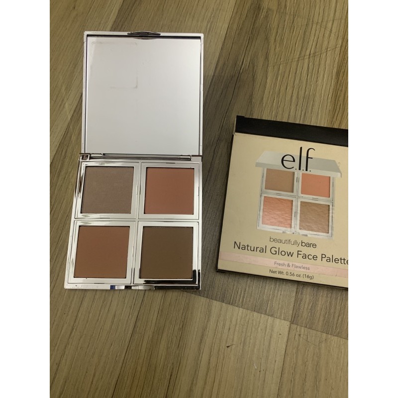 PHẤN TẠO KHỐI ELF BEAUTIFULLY BARE NATURAL GLOW FACE PALETTE CHÍNH HÃNG