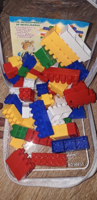 Giỏ lắp ráp Mô hình đa năng Blocks có 60 chi tiết bằng nhựa ABS 369_72