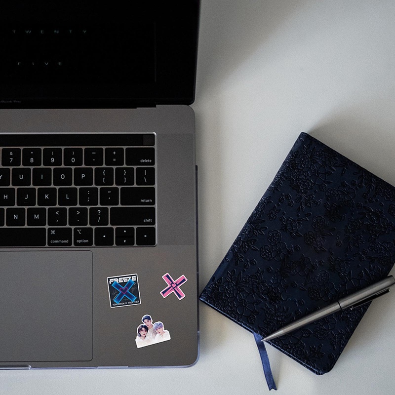 Bộ 93 hình dán trang trí album ảnh nhóm nhạc TXT