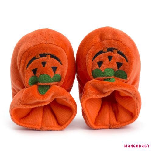 Giày Bốt Cổ Cao In Họa Tiết Halloween Dễ Thương Cho Bé Gái