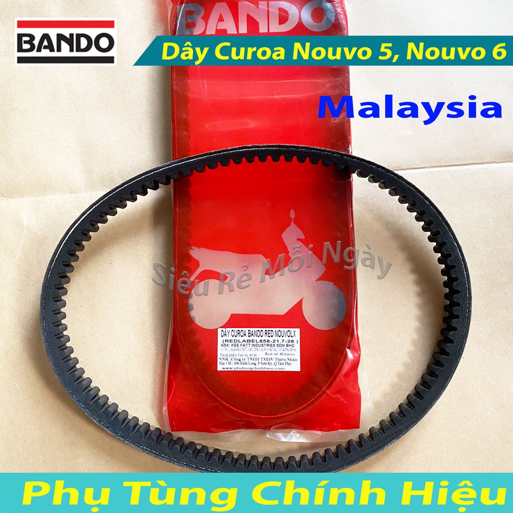 Dây curoa Bando Yamaha Nouvo 5, Nouvo 6 Malaysia