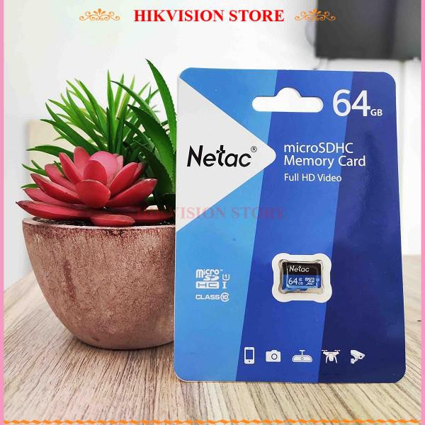 THẺ NHỚ 32GG/64GB/128GB NETAC Micro SD chuyên dụng cho Camera, Điện thoại