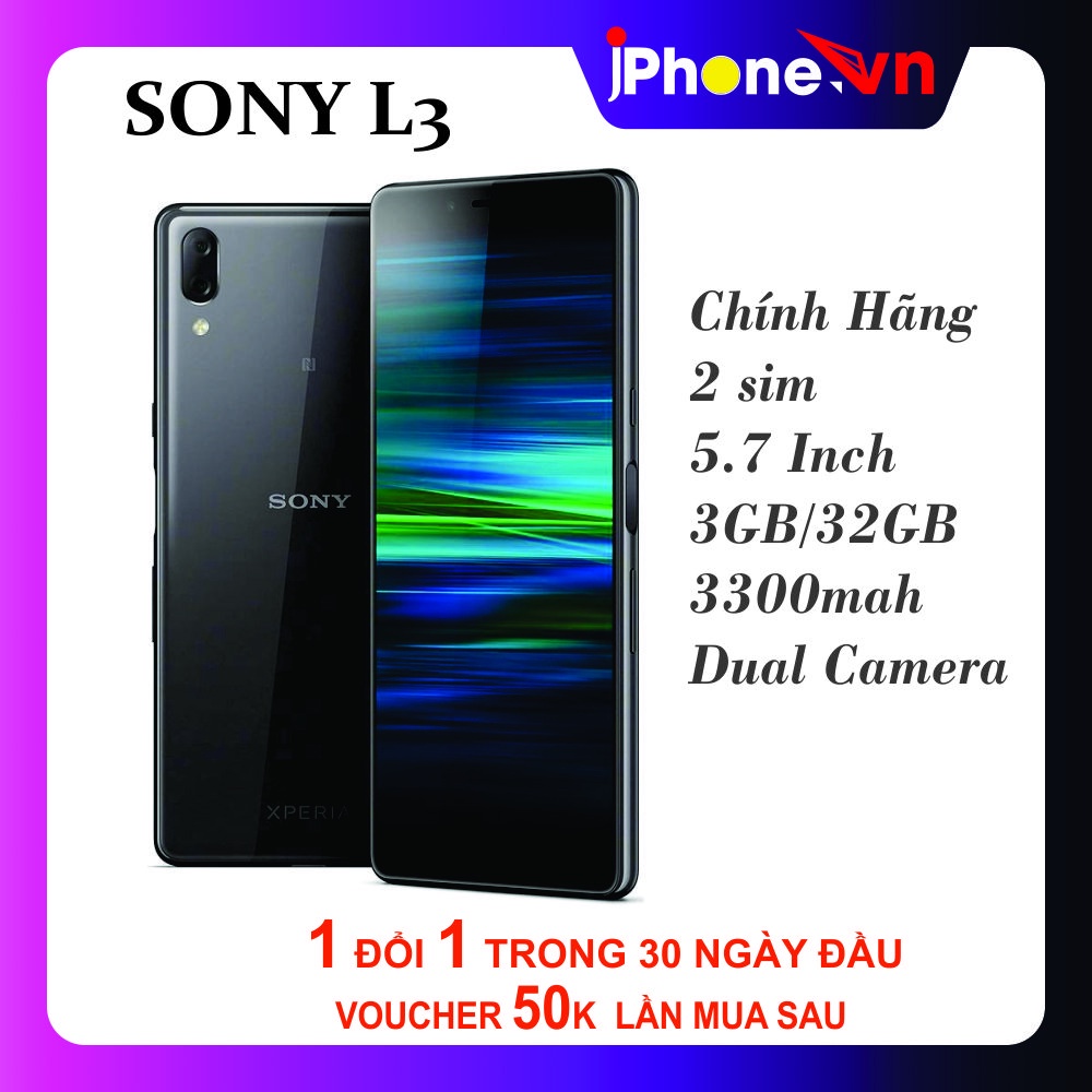 Điện thoại Sony L3 2019 hai sim, màn hình lớn ,pin trâu giải trí cực đỉnh