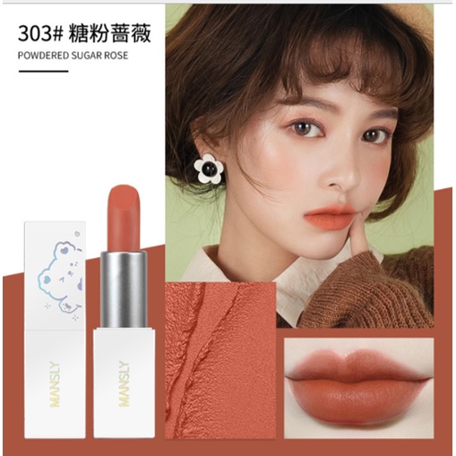 Son matte hình gấu MANSLY - nội địa trung | BigBuy360 - bigbuy360.vn