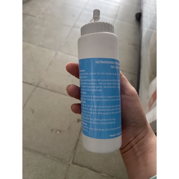 Gel điện tim,gel triệt lông,gel siêu âm chai nhỏ 250ml