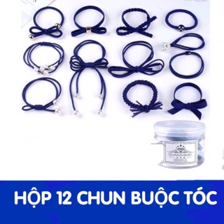 Hộp chun buộc tóc 12 chiếc