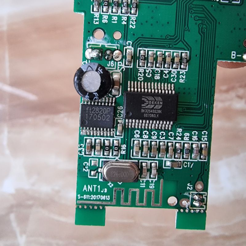 mạch 1 loa bluetooth 5w ic ft2820 âm thanh nổi Class-G 5W cực chất