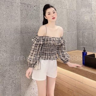 Áo bèo chun kẻ caro