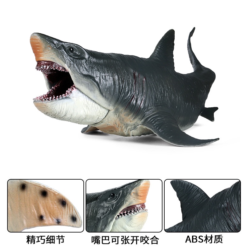 Mô hình cá mập Megalodon sống động cho bé
