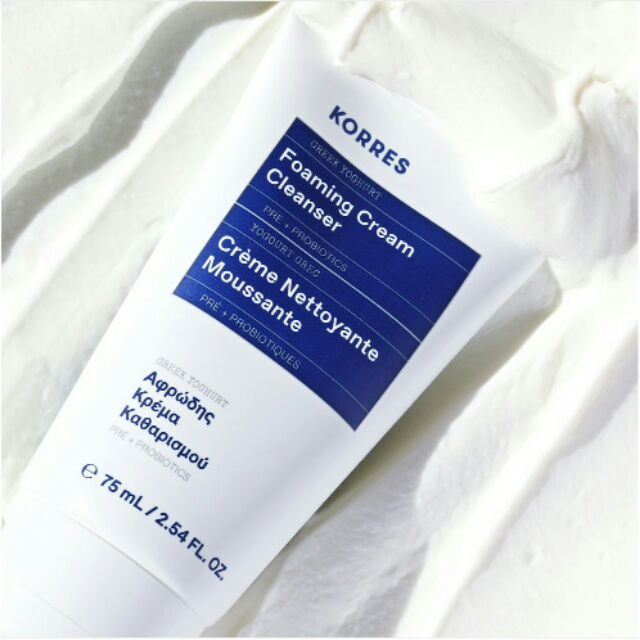 Sữa rửa mặt Korres Greek Yoghurt Foaming Cream Cleanser