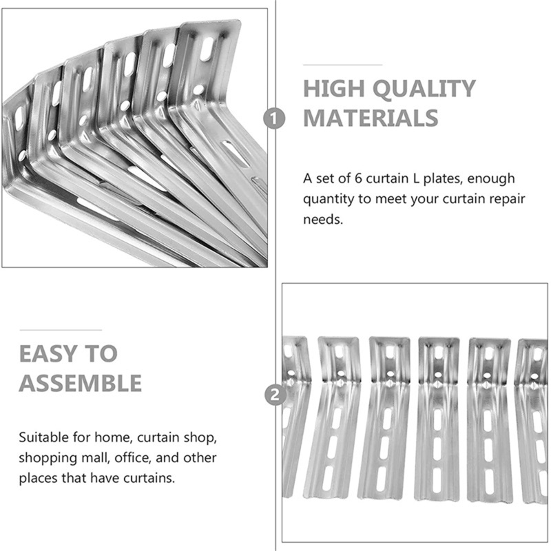 Kẹp Rèm Cửa Sổ 4.5 &quot;Bằng Kim Loại