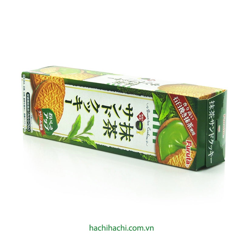 BÁNH QUY NHÂN SOCOLA TRÀ XANH FURUTA 10 CÁI - Hachi Hachi Japan Shop