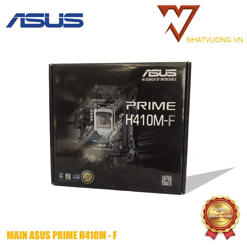 Mainboard ASUS H410M F PRIME FULL BOX 100%