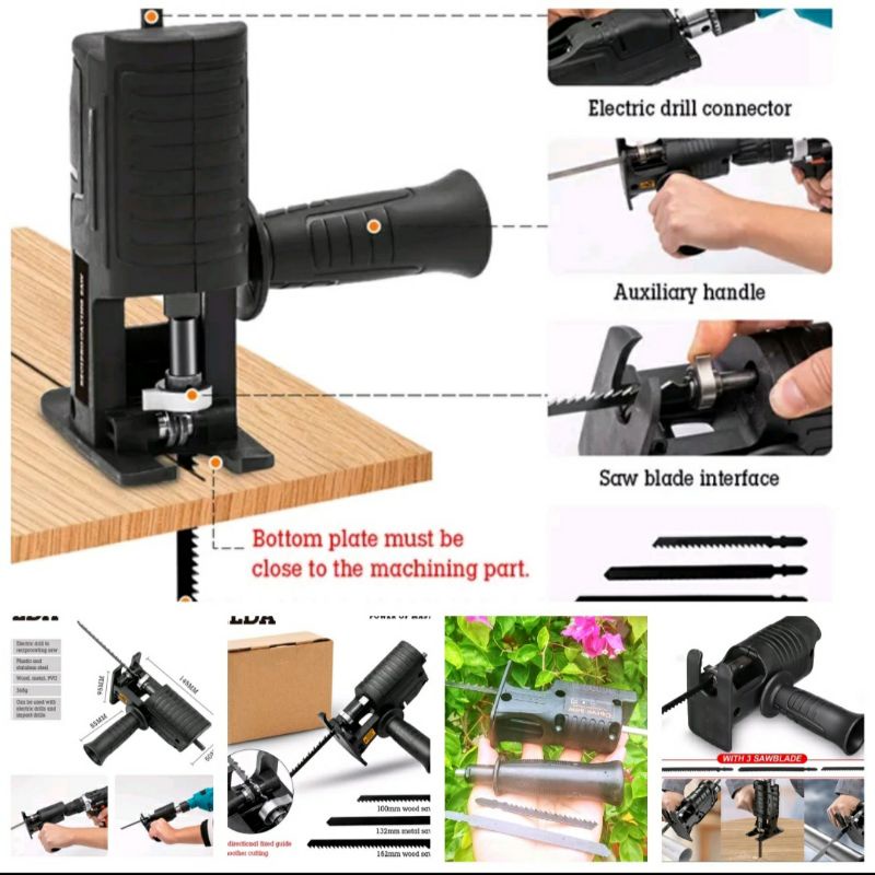 CÔNG NGHỆ MỚI VỚI BỘ ĐẦU CHUYỂN ĐỔI TỪ MÁY KHOAN MÁY MÀI THÀNH MÁY CƯA CẦM TAY ĐA NĂNG TIỆN DỤNG HÀNG CHUẨN CHẤT LƯỢNG