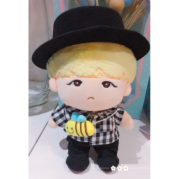 Mũ cáp cứng cho doll (bề mặt nhung mịn)