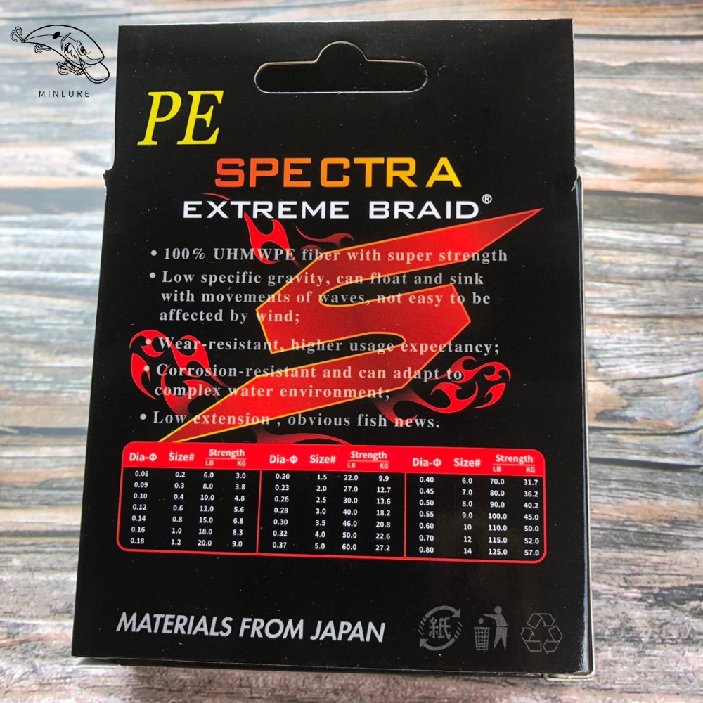 Dây PE câu lure siêu cường X8 dây dù siêu cường câu lure cá lóc dây pe x8 giá rẻ dây pe câu lure suối Minlure