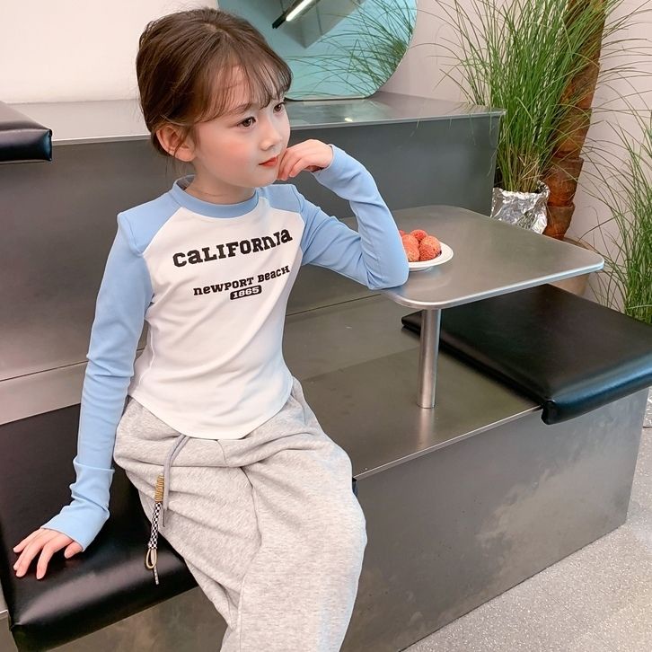 Hàng Mới Về Mới Áo Thun Cotton Tay Dài Thoải Mái Dễ Phối Đồ Thời Trang Mùa Thu Phong Cách Phương Tây Cho Nữ