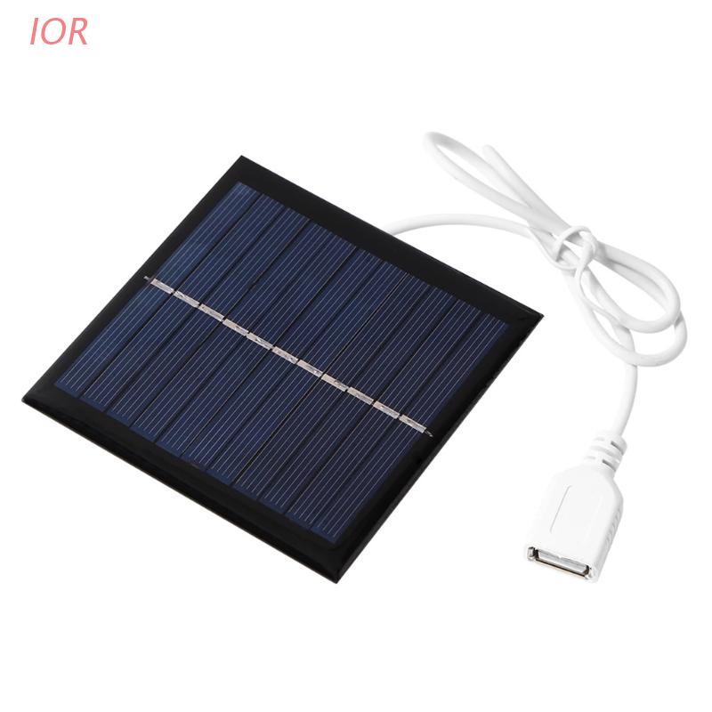 Tấm pin năng lượng mặt trời IOR 1W 5.5V cổng USB