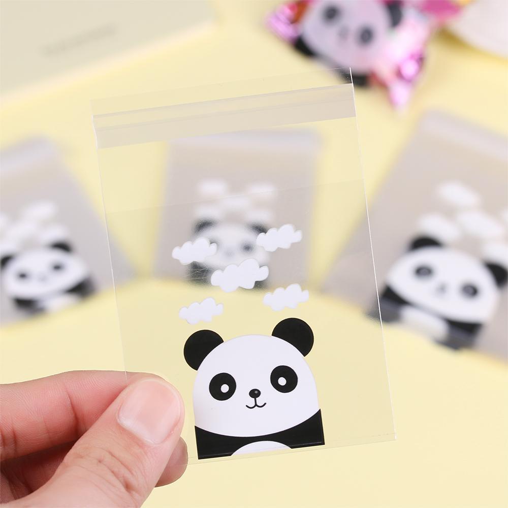 FAY Set 100 Túi Đựng Kẹo Hình Gấu Trúc Chất Lượng Cao