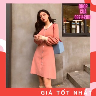 Đầm Len Cổ Sen Cúc Ngọc