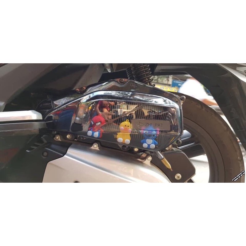 ỐP BẦU LỌC GIÓ BÔ E TRONG SUỐT ZIPHAT CLICK125 VARIO PCX150 SH MODE