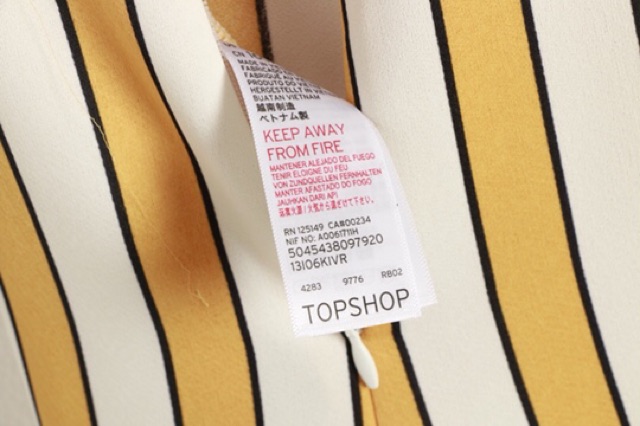 Bộ Jumpsuit kẻ sọc T.opshop