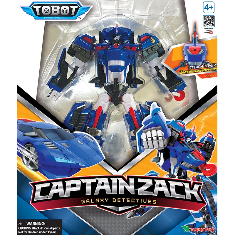 Đồ Chơi TOBOT Siêu Robot Biến Hình Captain Zack Thuyền Trưởng Lanh Trí 301111