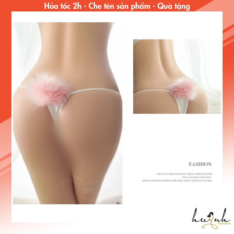 Quần Lót Đuôi Thỏ Lông Xù Sexy Gợi Cảm - C25