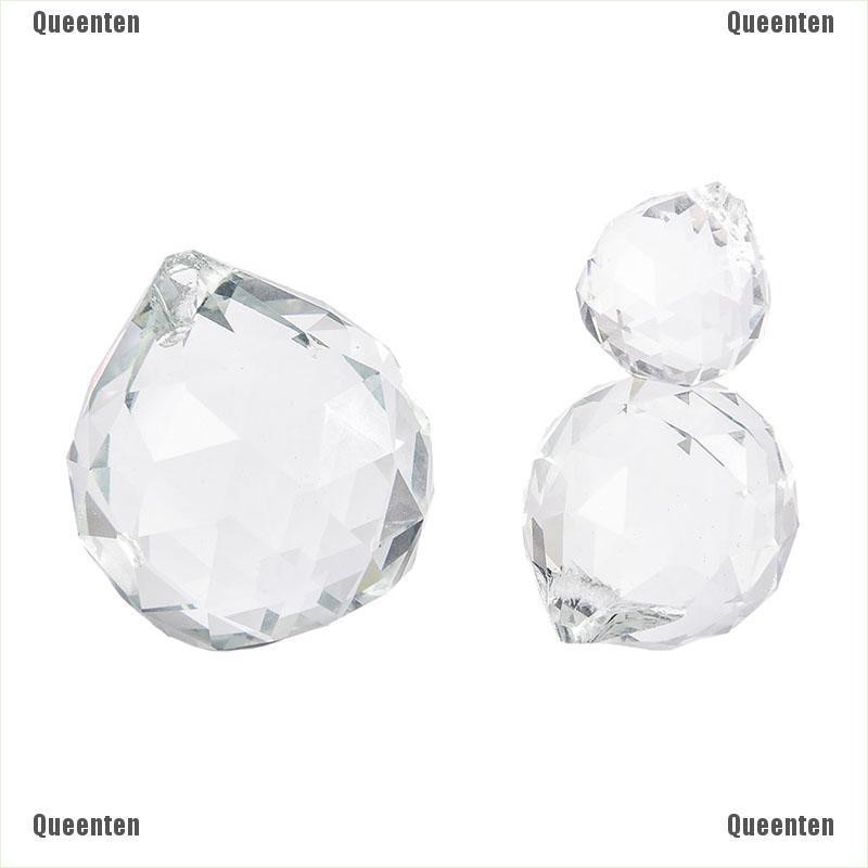 Quả cầu pha lê thủy tinh 20/30/40mm dùng cho trang trí đèn chùm