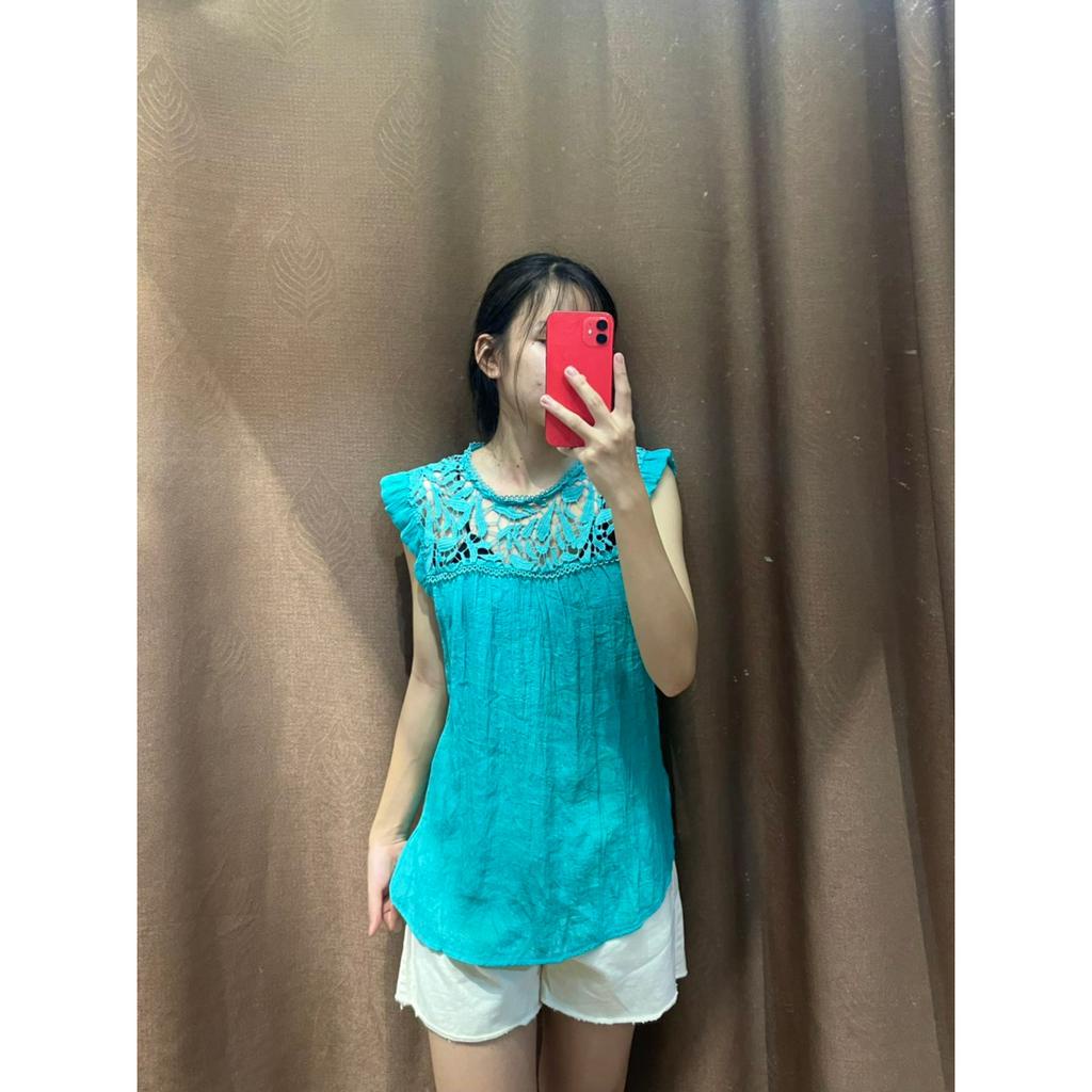 áo ren tiểu thư mùa hè mát mẻ , dễ phối đồ vnxk