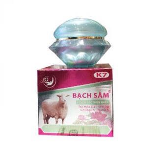 Kem mụn - trắng da - xoá thâm - mờ sẹo bạch sâm k7