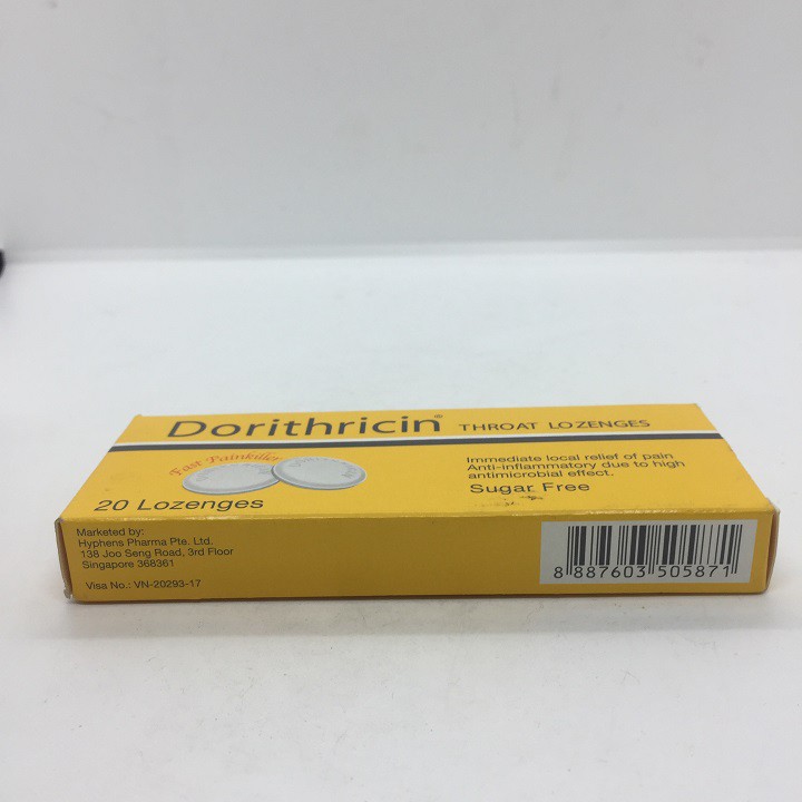 Viên ngậm Dorithricin Đức